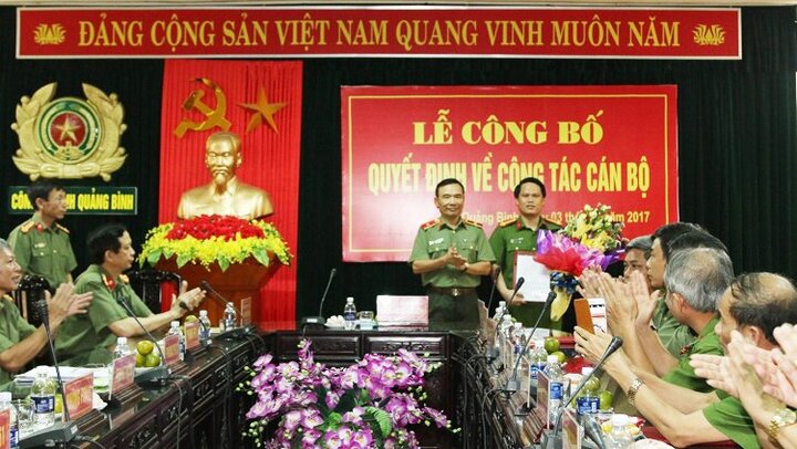 Công an Quảng Bình có tân phó giám đốc