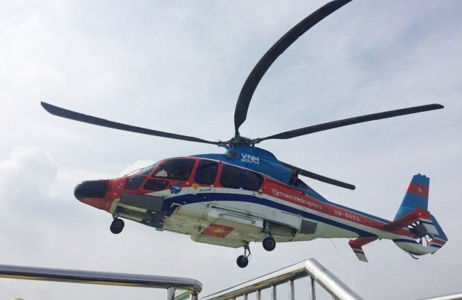 Vì sao trực thăng bay thấp nhiều vòng ở trung tâm TP.HCM?