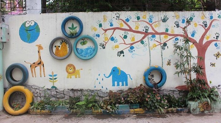 Video: Nơi tập kết rác biến thành vườn hoa đầy màu sắc ở Hà Nội