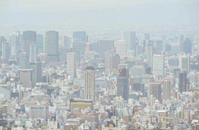 Bão cát Trung Quốc tràn đến Nhật Bản