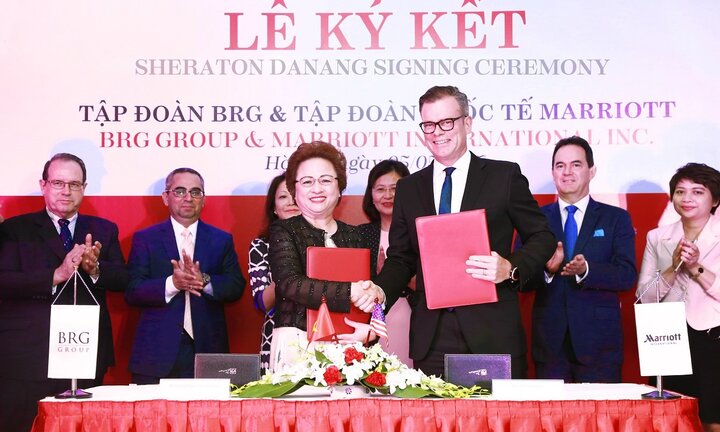 Tập đoàn BRG và Tập đoàn Marriott International công bố hợp tác về dự án khách sạn Sheraton Đà Nẵng