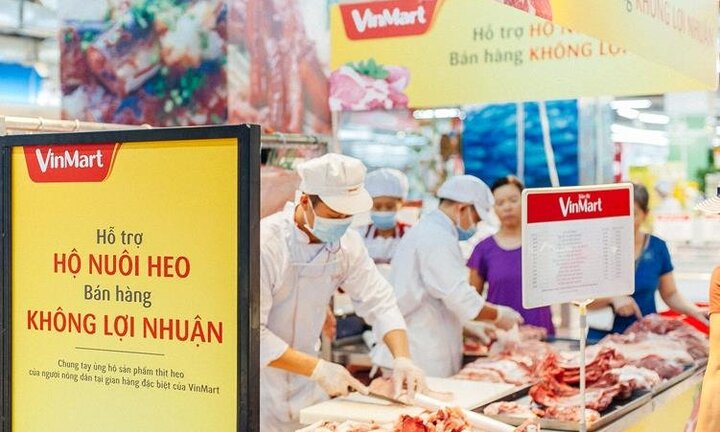 Vinmart 'Hỗ trợ hộ nuôi heo' - Bán hàng không lợi nhuận'