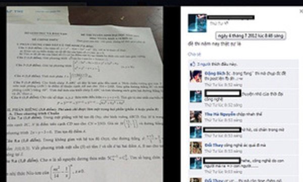 Lộ đề trên mạng xã hội, Đồng Tháp hoãn thi học kỳ