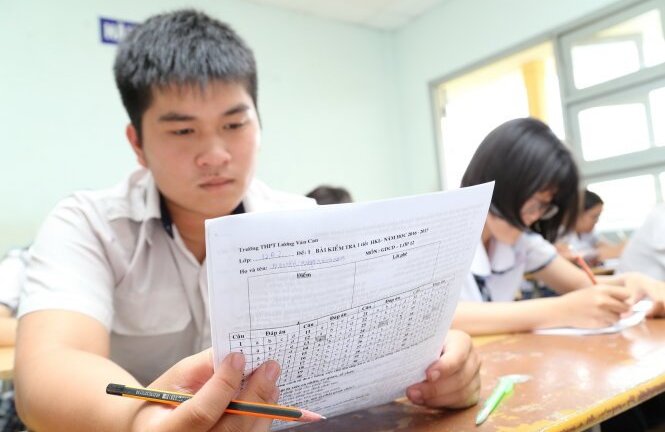 Đáp án đề thi minh hoạ lần 3 môn Hoá kỳ thi THPT Quốc gia 2017