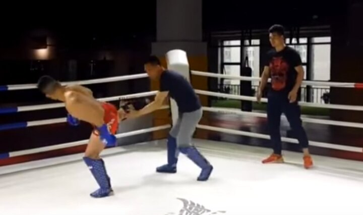 Võ sỹ Tán thủ đánh cho môn sinh Bát quái chưởng phải... đầu hàng