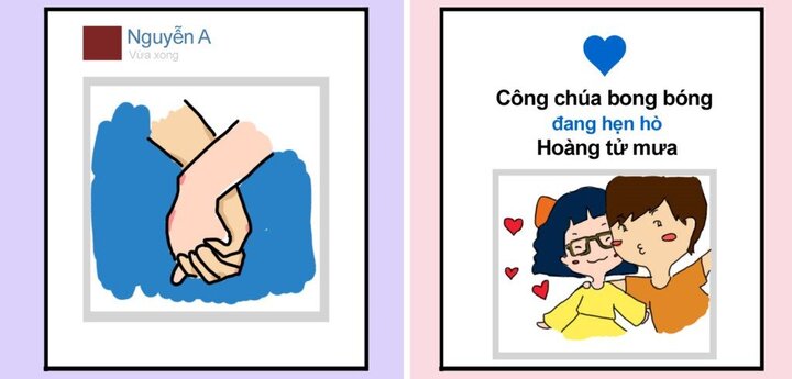 Bộ ảnh sự khác biệt giữa tình yêu người lớn và trẻ con gây 'sốt'