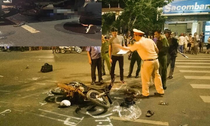 Xe máy lao vào đầu xe tải, một người đàn ông chết thảm