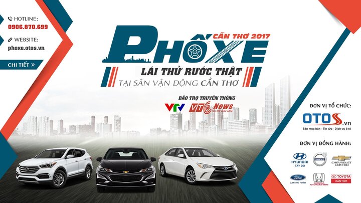Phố xe 2017 - Hội chợ xe lớn nhất miền Tây sắp sửa khai màn
