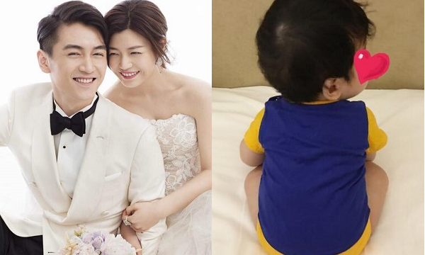 'Tiểu Long Nữ' Trần Nghiên Hy lần đầu khoe ảnh quý tử 5 tháng tuổi