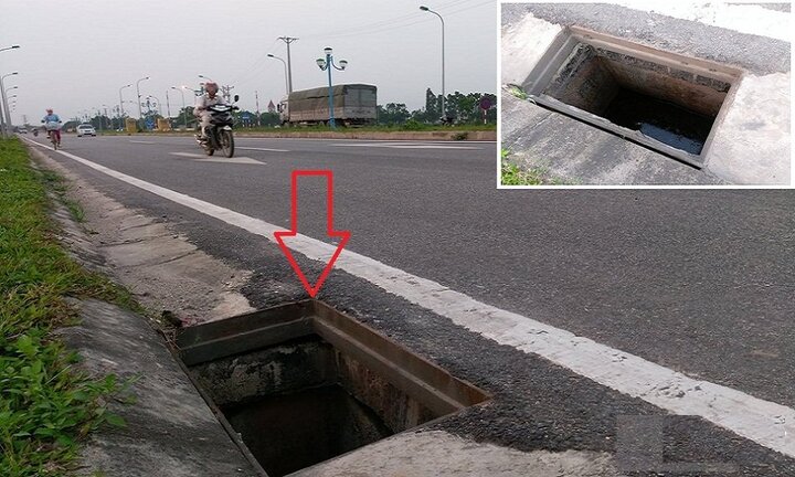 Hàng loạt 'hố tử thần' rình rập trên con đường nghìn tỷ vừa thông xe