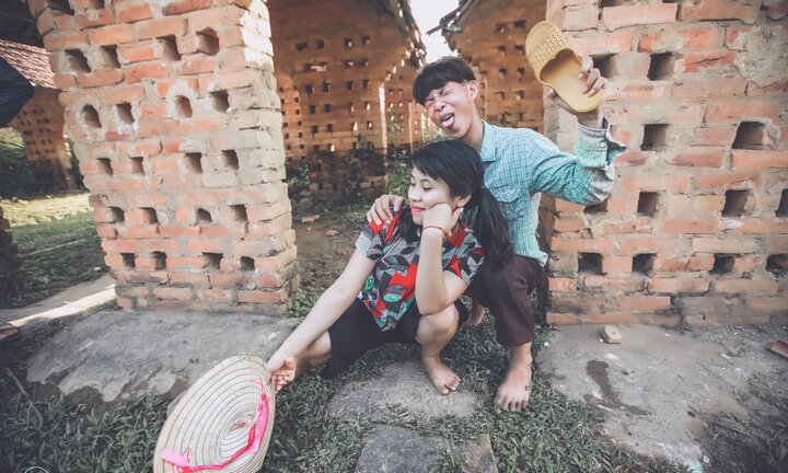 Ảnh kỷ yếu ‘Lò gạch chuyện chưa kể’ của học sinh Thanh Hóa