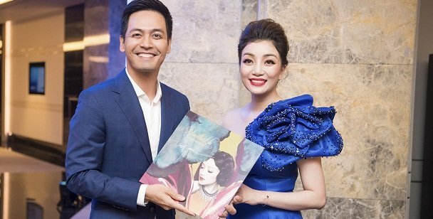 MC Phan Anh tới chúc mừng Phạm Thu Hà ra album nhạc Phạm Duy