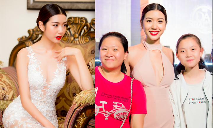 Á hậu Thúy Vân khoe đường cong sexy với đầm xuyên thấu tuyệt đẹp