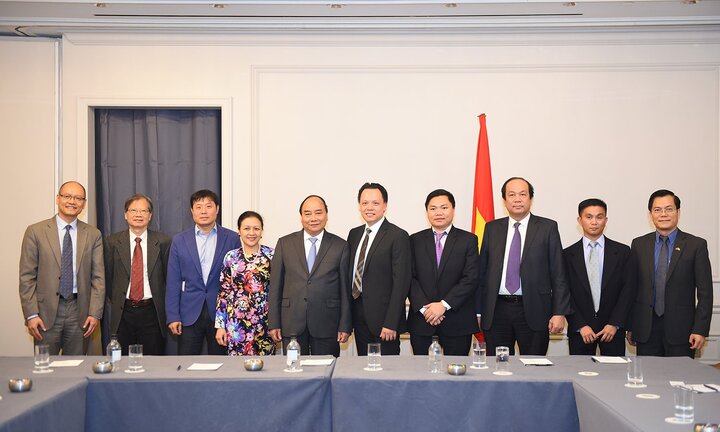 Thủ tướng tiếp một số doanh nhân, trí thức gốc Việt tại Mỹ