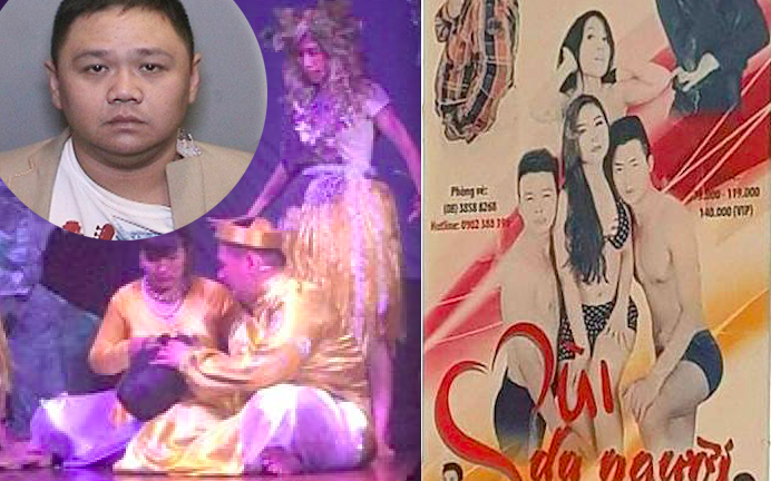 Kịch Minh Béo phản giáo dục, sân khấu đầy ảnh hở hang phản cảm