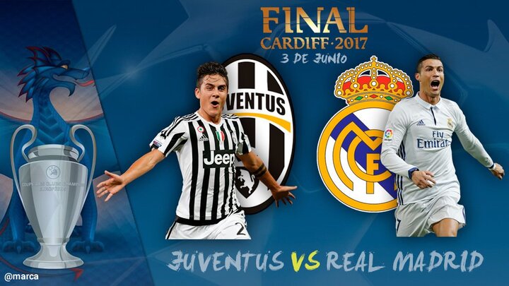 Xem chung kết Cup C1 Châu Âu Real Madrid vs Juventus trên kênh nào?