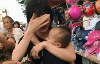 Thực hư clip người đàn ông đánh phụ nữ, bắt cóc trẻ em ở Hải Phòng