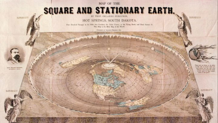 Bí ẩn tấm bản đồ cổ chứng minh 'trái đất phẳng'