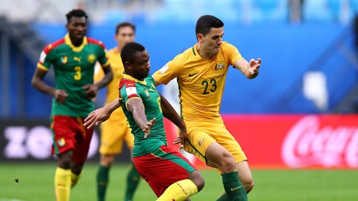Video xem trực tiếp Cameroon vs Australia vòng bảng Confederations Cup