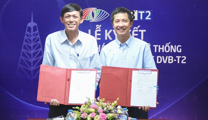 Đài VTC ký kết hợp tác phát triển truyền hình số mặt đất DVB-T2 với Đài PT-TH Đồng Nai