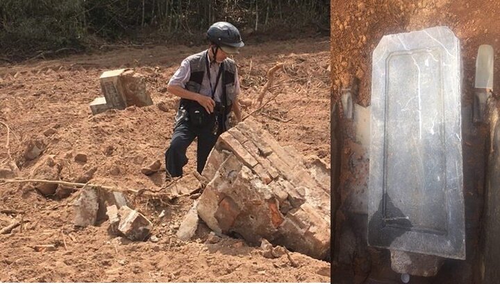 San phẳng lăng mộ vợ vua triều Nguyễn làm bãi đậu xe: 'Công an cần sớm điều tra'