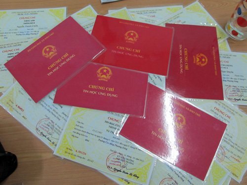 Cách chức trưởng công an xã dùng bằng giả