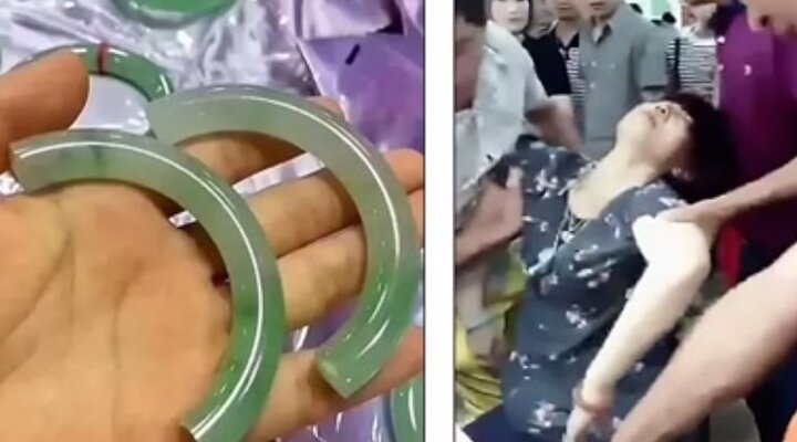 Video: Làm vỡ vòng ngọc gần 1 tỷ đồng, người phụ nữ ngất tại chỗ