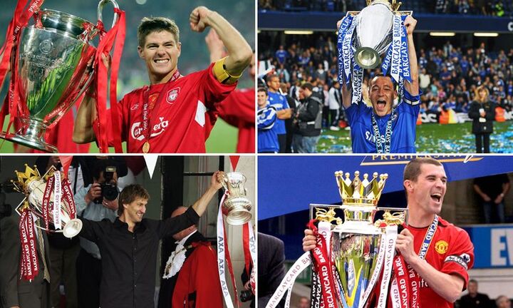 10 đội trưởng vĩ đại nhất lịch sử Ngoại hạng Anh