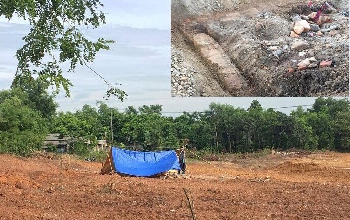 Phát hiện huyệt mộ vợ vua Tự Đức bị đào xới làm bãi đậu xe