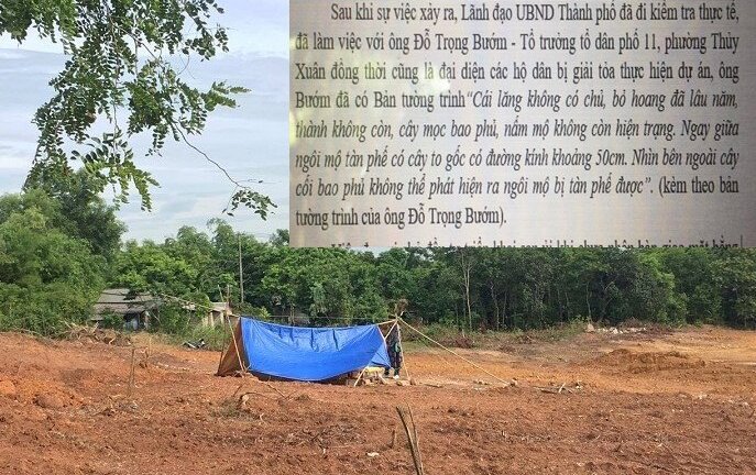 San phẳng mộ vợ vua Tự Đức làm bãi đậu xe: Bất ngờ với báo cáo của UBND thành phố Huế