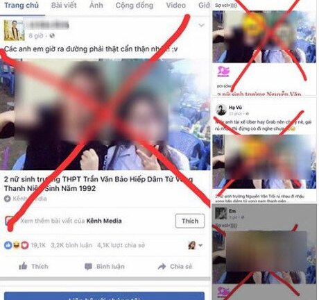 Bị mạng xã hội bịa đặt hiếp dâm nam thanh niên đến chết, 2 nữ sinh đòi tự tử