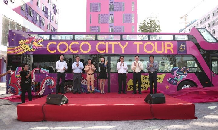 Xe buýt du lịch 2 tầng Coco City Tour đã có mặt tại Đà Nẵng
