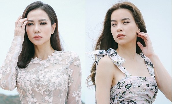 Bất chấp nguy hiểm, Thu Minh – Hà Hồ quay MV trên bờ vực cao