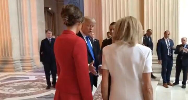 Tổng thống Trump khen Đệ nhất phu nhân Pháp dáng đẹp