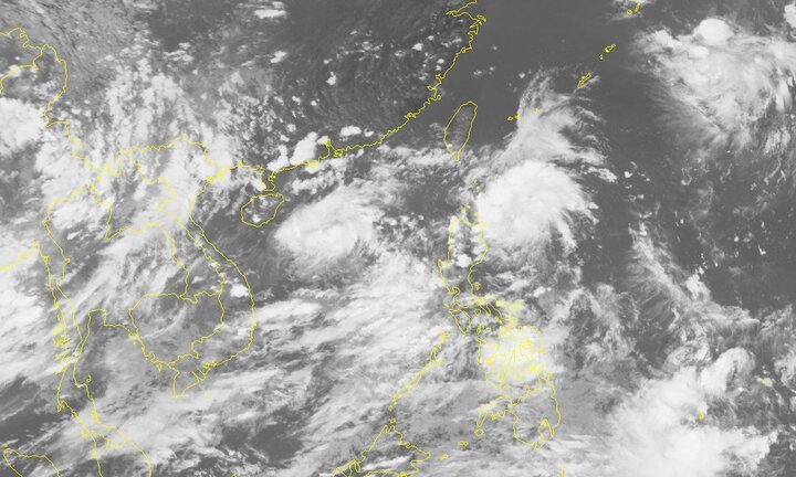 Áp thấp đã mạnh lên thành áp thấp nhiệt đới trên Biển Đông