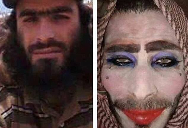 Chiến binh IS tô son, mặc áo ngực, đóng giả phụ nữ để trốn khỏi Mosul