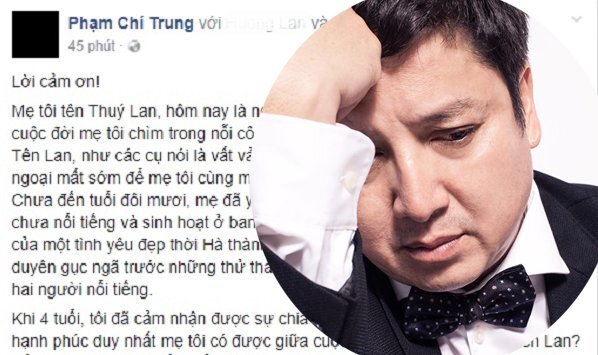 NSƯT Chí Trung: 'Cả 1 đời cô đơn, ngày ra đi cũng là ngày mẹ tôi hạnh phúc nhất'