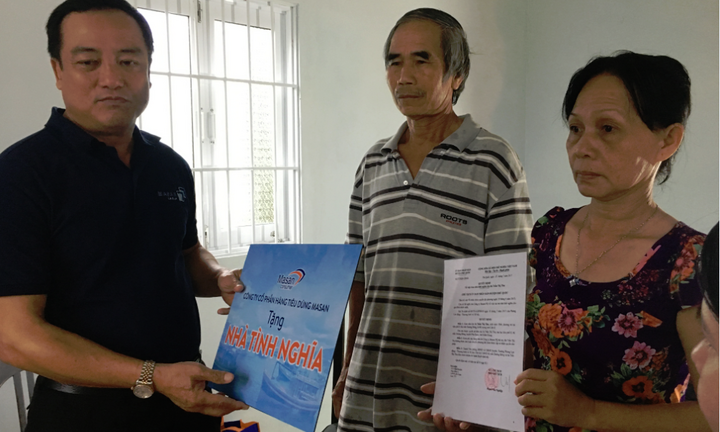 Công ty Cổ Phần Ma San PQ trao tặng 5 căn nhà tình nghĩa tổng trị giá 350 triệu đồng