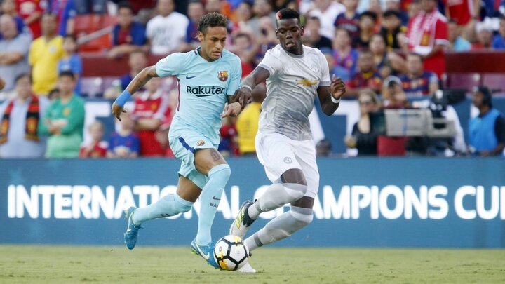 Video: Neymar ghi bàn, Barcelona đánh bại MU