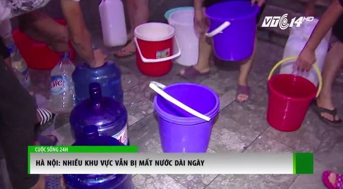 Hà Nội: Nhiều khu dân cư mất nước dài ngày