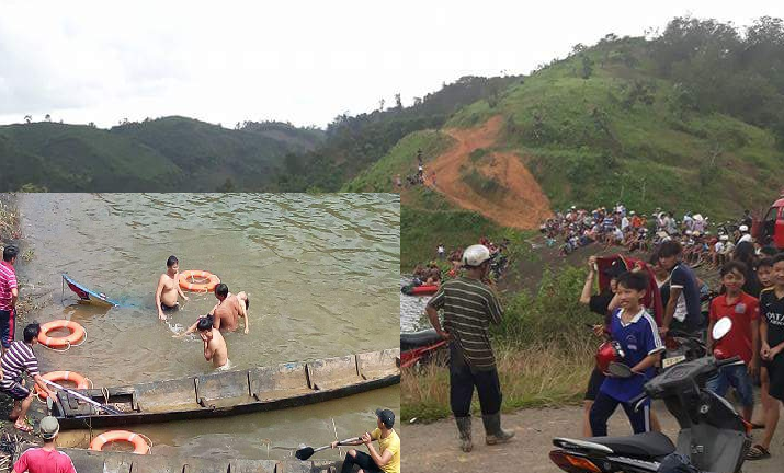 Chèo thuyền ra hồ thuỷ lợi, 2 học sinh chết đuối