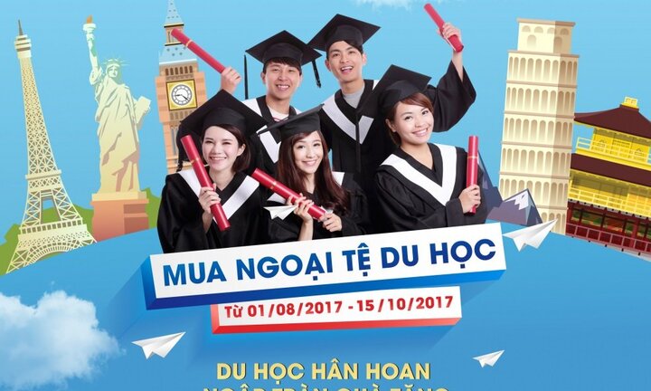 Ngập tràn quà tặng khi mua ngoại tệ du học cùng BIDV