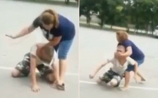 Đụng độ 'bà chằn', kẻ móc túi bị đánh một trận 'lên bờ xuống ruộng'