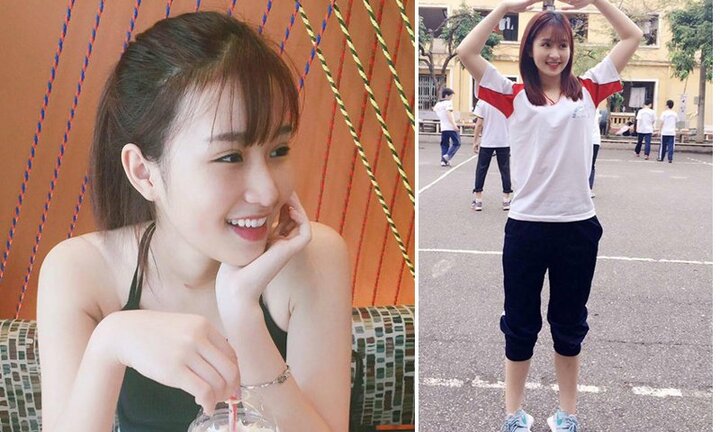 Hot girl Đại học Kinh tế gây bão với bức ảnh quá xinh đẹp trong giờ học thể dục