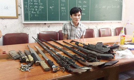 'Kho' vũ khí khủng trong rừng của trùm ma túy Nghệ An