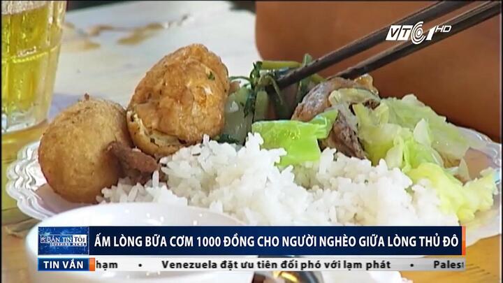 Ấm lòng suất cơm 1.000 đồng cho người nghèo giữa lòng Thủ đô