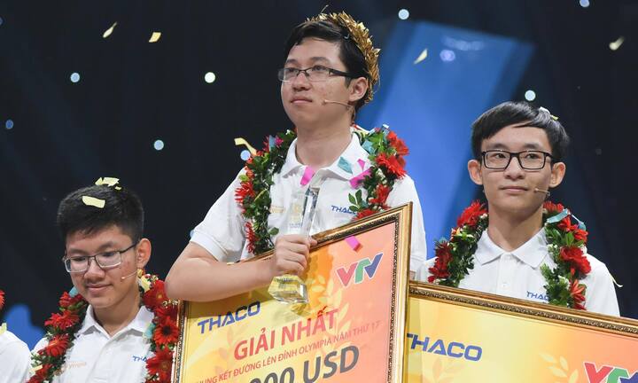 Bí mật ít người biết về chàng trai giành vòng nguyệt quế Đường lên đỉnh Olympia 2017