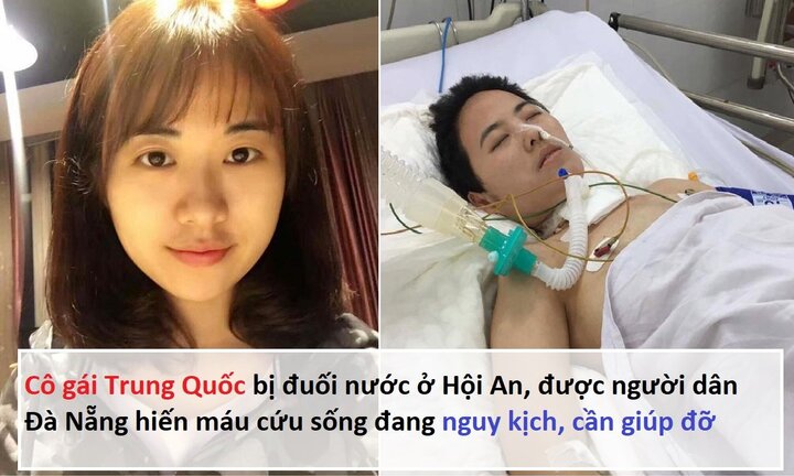 Cô gái Trung Quốc từng được cứu sống nhờ máu của người Đà Nẵng đang cần giúp đỡ