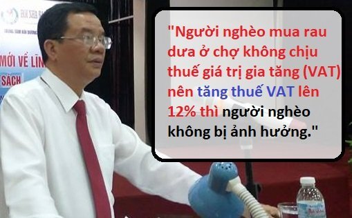 Tăng thuế VAT lên 12%: 'Người nghèo không bị ảnh hưởng'