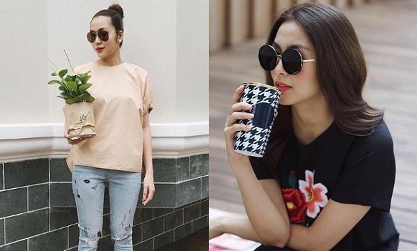 Gu thời trang đời thường đơn giản mà đẹp hút hồn của Tăng Thanh Hà